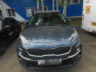 Лобовое стекло KIA SPORTAGE IV (2015-2022 г.в.) на технике 